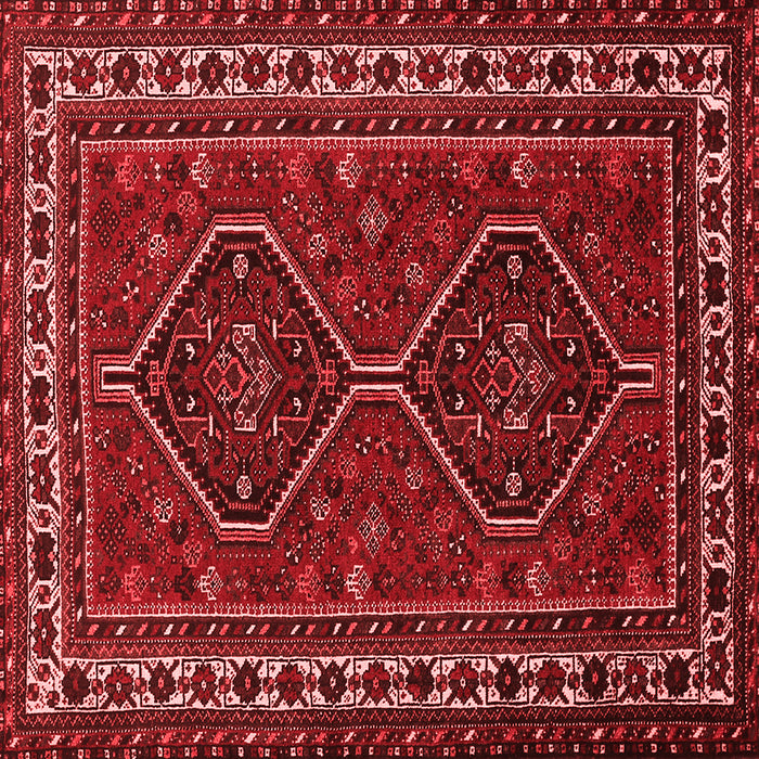 Machine Washable Persian Red Traditional Rug, wshtr901red