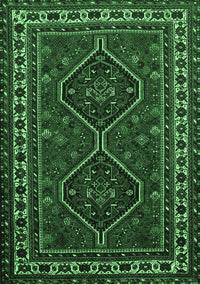 Persian Emerald Green Traditional Rug, tr901emgrn