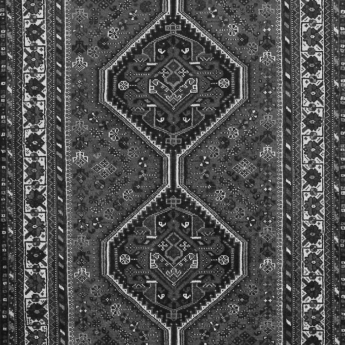 Serging Thickness of Machine Washable Persian Gray Traditional Rug, wshtr901gry