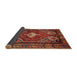 Sideview of Traditional Red Persian Rug, tr902