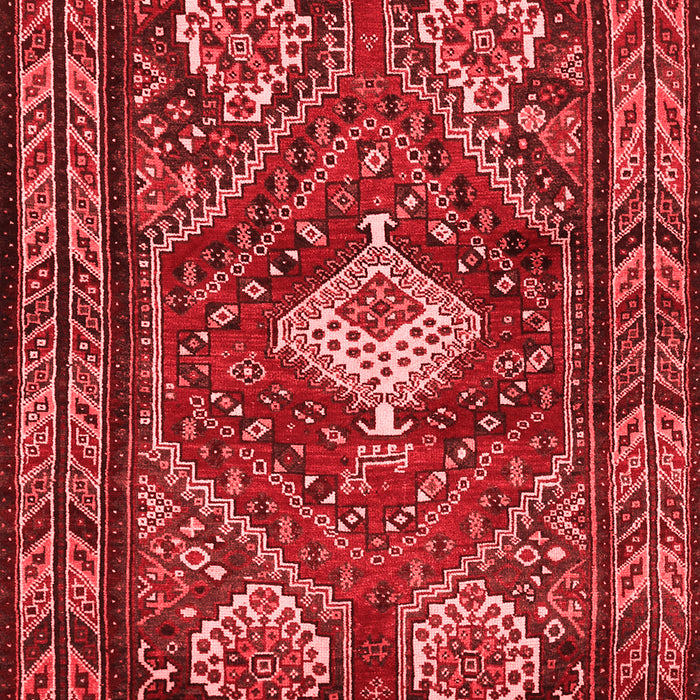 Machine Washable Persian Red Traditional Rug, wshtr902red