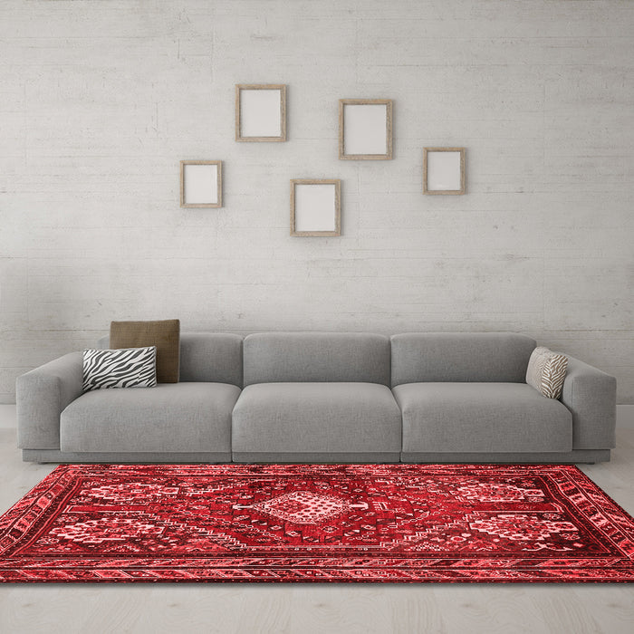 Traditional Red Washable Rugs