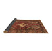 Sideview of Persian Brown Traditional Rug, tr902brn