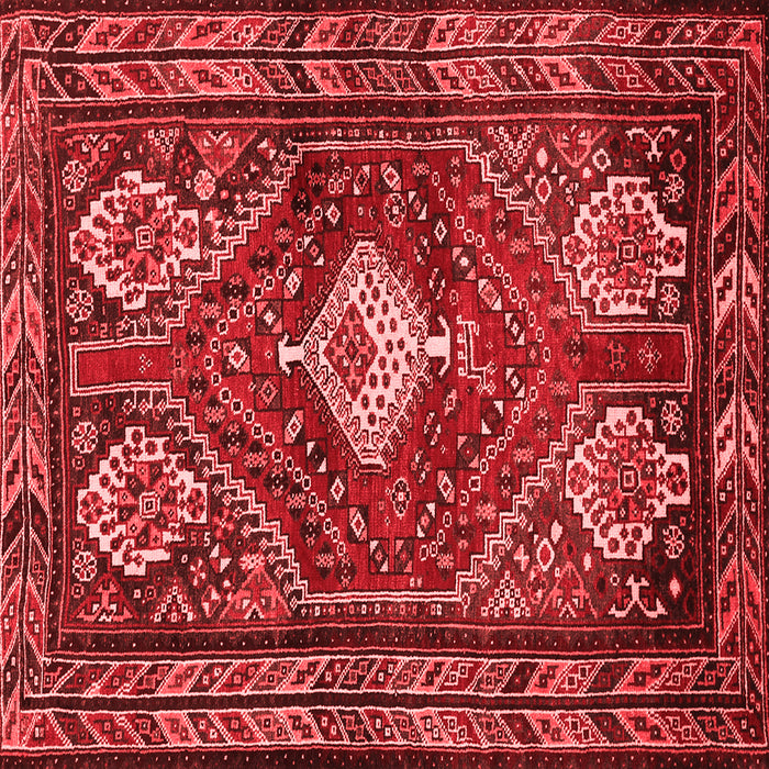 Machine Washable Persian Red Traditional Rug, wshtr902red
