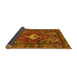 Sideview of Persian Yellow Traditional Rug, tr902yw