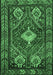 Persian Emerald Green Traditional Rug, tr902emgrn