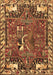 Animal Brown Traditional Rug, tr903brn