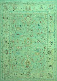 Oriental Turquoise Traditional Rug, tr904turq