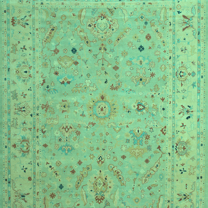 Oriental Turquoise Traditional Rug, tr904turq
