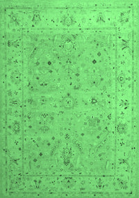 Oriental Emerald Green Traditional Rug, tr904emgrn