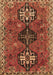 Machine Washable Persian Brown Traditional Rug, wshtr905brn