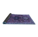 Sideview of Persian Blue Traditional Rug, tr905blu