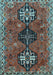 Persian Light Blue Traditional Rug, tr905lblu