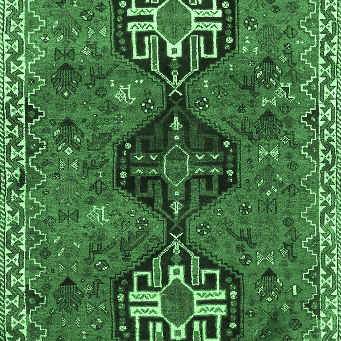Persian Emerald Green Traditional Rug, tr905emgrn