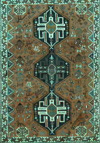 Persian Turquoise Traditional Rug, tr905turq