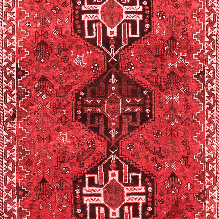 Machine Washable Persian Red Traditional Rug, wshtr905red
