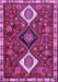 Machine Washable Persian Purple Traditional Area Rugs, wshtr906pur