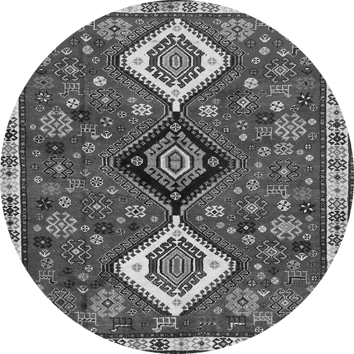 Square Persian Gray Traditional Rug, tr906gry