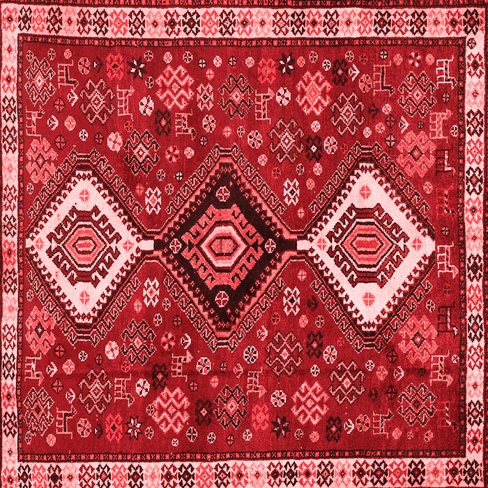 Machine Washable Persian Red Traditional Rug, wshtr906red
