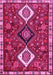 Machine Washable Persian Pink Traditional Rug, wshtr906pnk