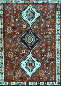 Persian Light Blue Traditional Rug, tr906lblu