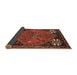 Sideview of Traditional Red Persian Rug, tr907