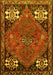 Machine Washable Persian Yellow Traditional Rug, wshtr907yw