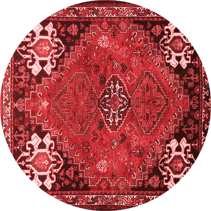 Machine Washable Persian Red Traditional Rug, wshtr907red