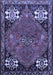 Machine Washable Persian Blue Traditional Rug, wshtr907blu