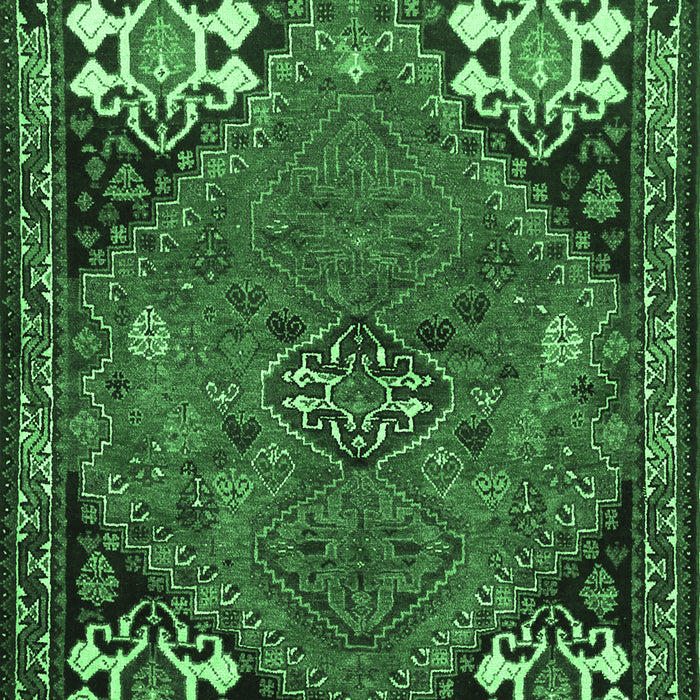 Persian Emerald Green Traditional Rug, tr907emgrn