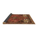 Sideview of Persian Brown Traditional Rug, tr907brn