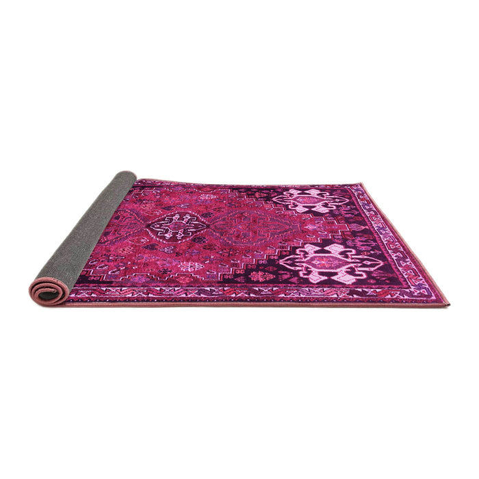 Sideview of Persian Pink Traditional Rug, tr907pnk