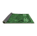 Sideview of Persian Emerald Green Traditional Rug, tr907emgrn