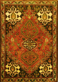 Persian Yellow Traditional Rug, tr907yw