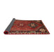 Sideview of Traditional Red Persian Rug, tr908