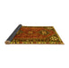 Sideview of Persian Yellow Traditional Rug, tr908yw