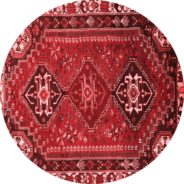 Machine Washable Persian Red Traditional Rug, wshtr908red