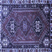 Square Persian Blue Traditional Rug, tr908blu
