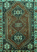 Persian Turquoise Traditional Rug, tr908turq