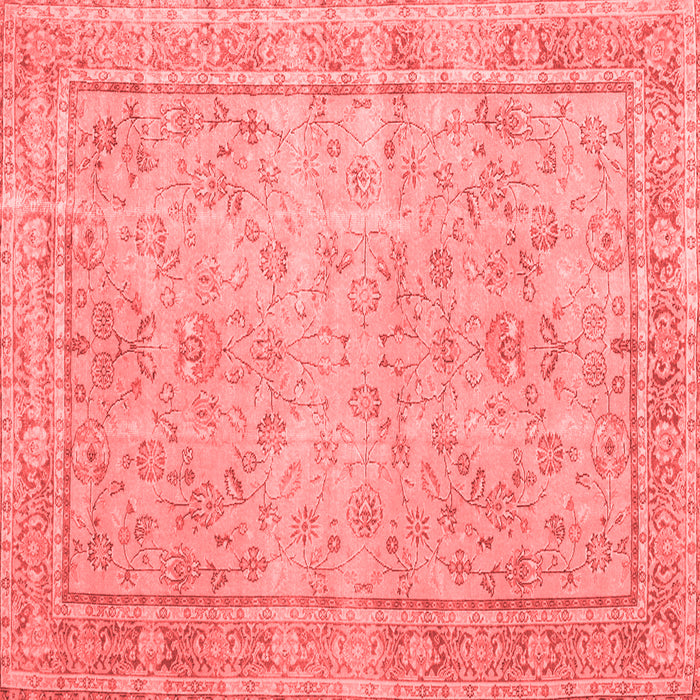 Machine Washable Persian Red Traditional Rug, wshtr909red