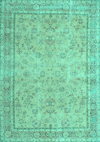 Persian Turquoise Traditional Rug, tr909turq