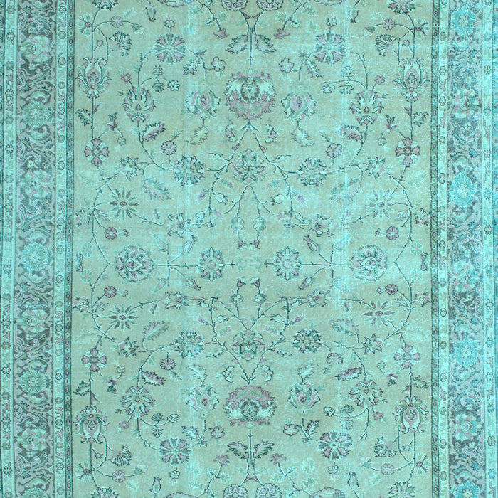 Machine Washable Persian Light Blue Traditional Rug, wshtr909lblu