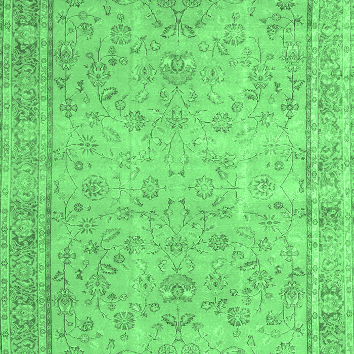 Persian Emerald Green Traditional Rug, tr909emgrn