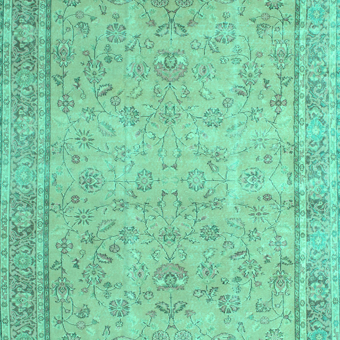 Machine Washable Persian Turquoise Traditional Area Rugs, wshtr909turq