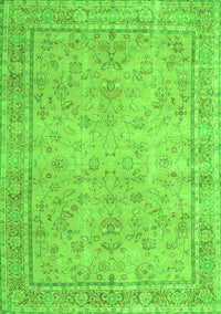 Persian Green Traditional Rug, tr909grn