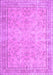 Machine Washable Persian Purple Traditional Area Rugs, wshtr909pur