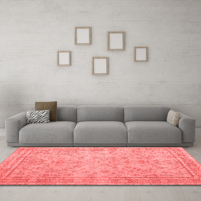 Traditional Red Washable Rugs