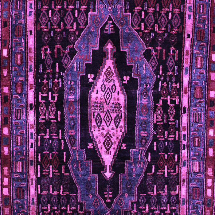 Machine Washable Persian Purple Traditional Area Rugs, wshtr90pur