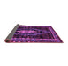 Sideview of Persian Purple Traditional Rug, tr90pur