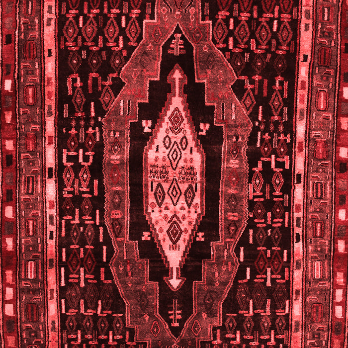 Machine Washable Persian Red Traditional Rug, wshtr90red